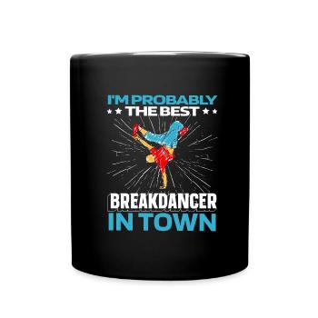 Breakdance Breakdancer Breakdancing Funny - Full Colour Mug - black - Front