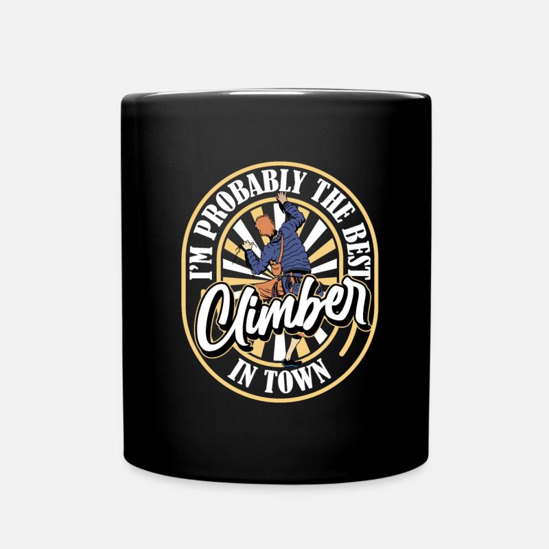 Grimpeurs grimpeurs drôles - Mug uni - noir
