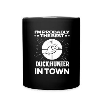 Duck Hunting Duck Hunt Funny - Full Colour Mug - black - Front