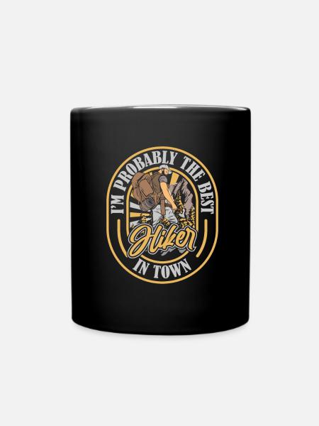 Randonneurs drôles - Mug uni - noir