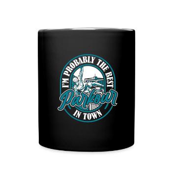 Parkour Funny - Full Colour Mug - black - Front