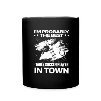 Baby-foot Fun - Mug uni - noir - Devant