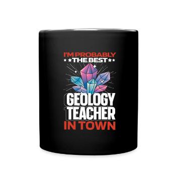 Géologie Géologue Lustig - Mug uni - noir - Devant