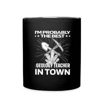 Géologie Géologue Lustig - Mug uni - noir - Devant