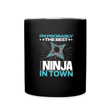 Ninja Lustig - Mug uni - noir - Devant