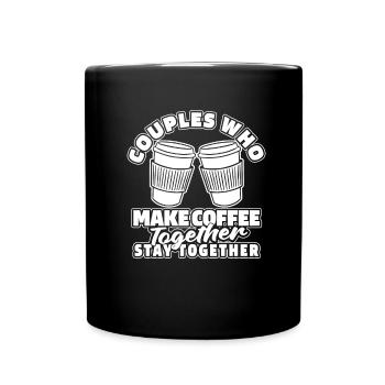 Barista Café Couples - Mug uni - noir - Devant
