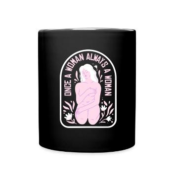 Hysterektomie Blumen Hysterektomie - Tasse einfarbig - Schwarz - Vorne