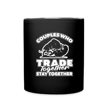 Paire Day Trading Day Trader - Mug uni - noir - Devant
