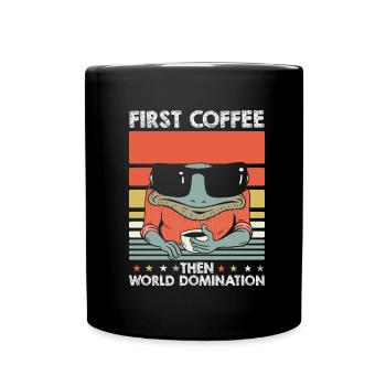 Lunettes de soleil Frog Toad Coffee - Mug uni - noir - Devant