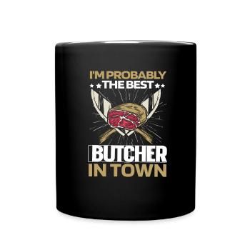 Butcher Butcher Butcher Knives - Full Colour Mug - black - Front
