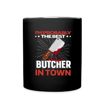 Boucher boucher boucher - Mug uni - noir - Devant