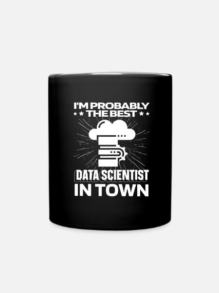Data Science Data Analyst Server - Tasse einfarbig - Schwarz