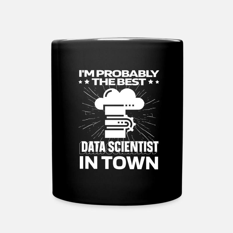 Data Science Data Analyst Server - Tasse einfarbig - Schwarz