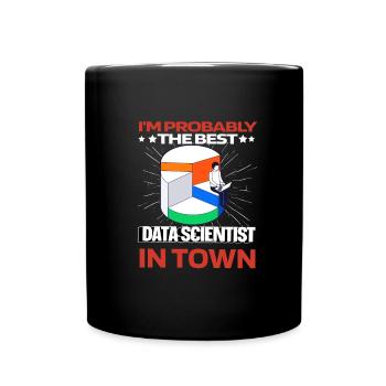 Analyste de données en science des données Lustig - Mug uni - noir - Devant