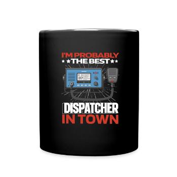 Centre d’opérations du centre de contrôle des appels d’urgence Lustig - Mug uni - noir - Devant