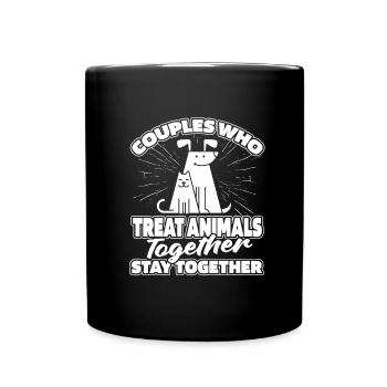 Veterinarian Veterinary Couple - Full Colour Mug - black - Front