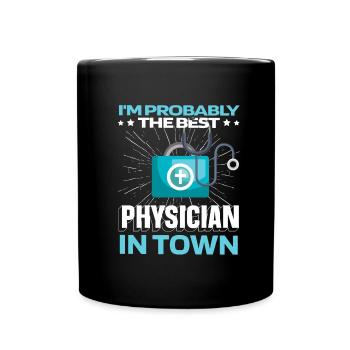 Médecin généraliste Docteur Stéthoscope - Mug uni - noir - Devant