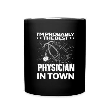 Médecin généraliste Docteur Stéthoscope - Mug uni - noir - Devant