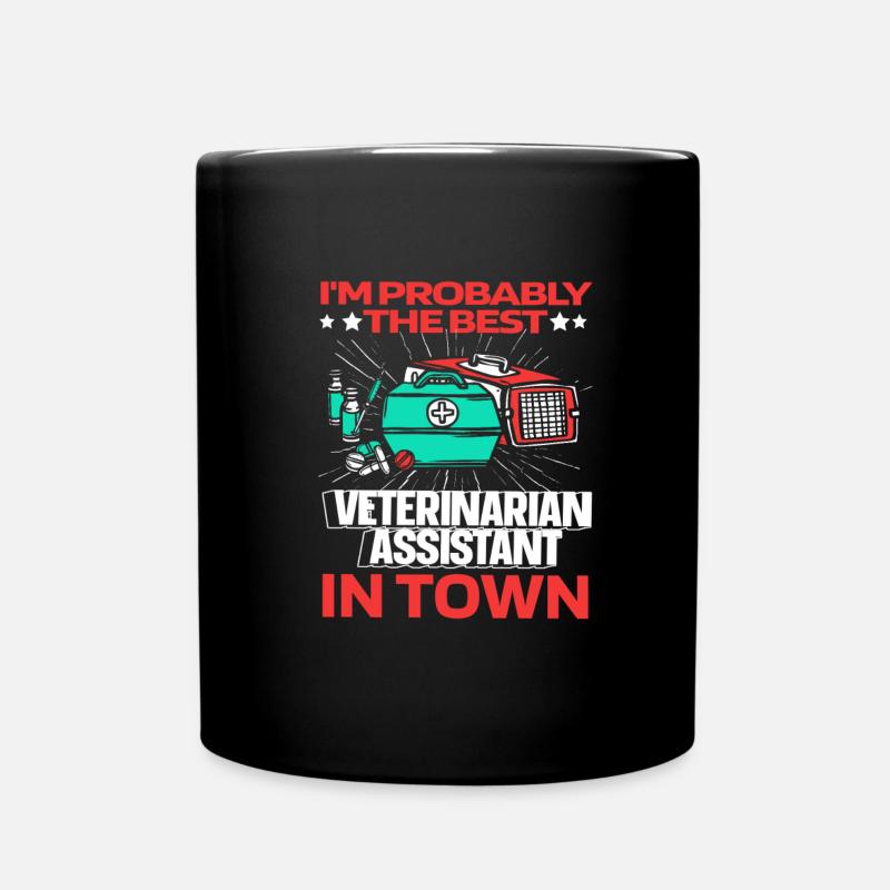Assistant vétérinaire Assistant vétérinaire Lustig - Mug uni - noir