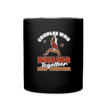 Bloc Bloc Couple - Mug uni - noir - Devant