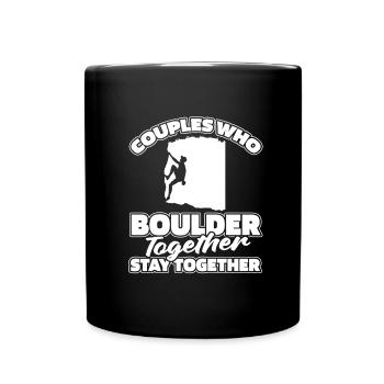 Bloc Bloc Couple - Mug uni - noir - Devant