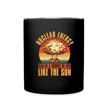 Physics Phyiker Nuclear Physics - Full Colour Mug - black - Front