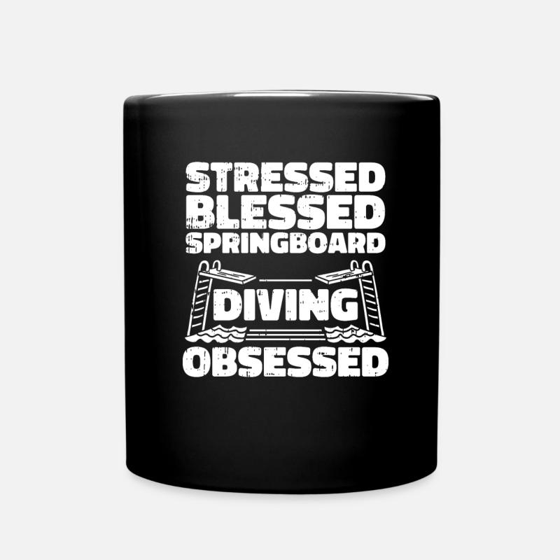 Plongeur Plongeur Humour - Mug uni - noir