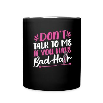 Coiffeur Coiffeur Drôle - Mug uni - noir - Devant