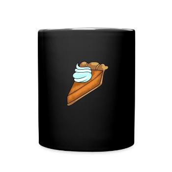Thanksgiving Cake - Full Colour Mug - black - Front