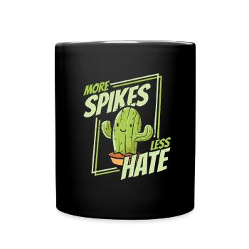 Jardin de cactus - Mug uni - noir - Devant