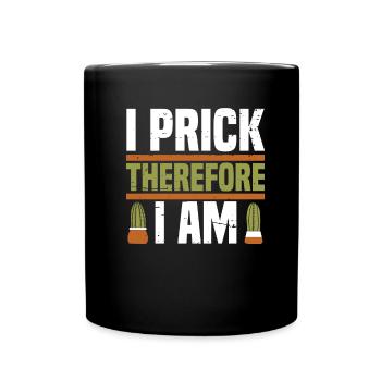 Jardin de cactus - Mug uni - noir - Devant