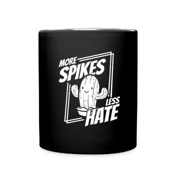 Jardin de cactus - Mug uni - noir - Devant