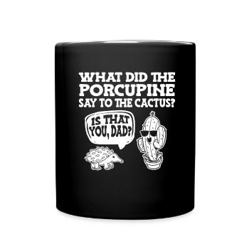 Jardin de cactus - Mug uni - noir - Devant