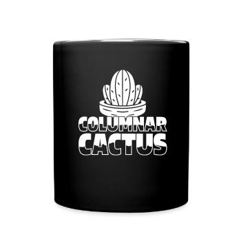 Jardin de cactus - Mug uni - noir - Devant