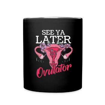 Hysterektomie - Tasse einfarbig - Schwarz - Vorne