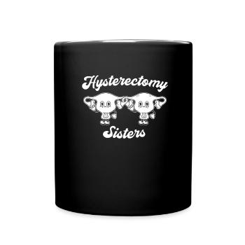 Hysterektomie - Tasse einfarbig - Schwarz - Vorne