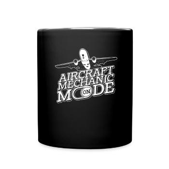 Mécanicien d’aéronefs - Mug uni - noir - Devant