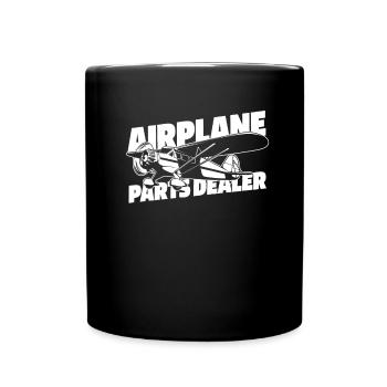 Airplane Mechanic Humor - Full Colour Mug - black - Front