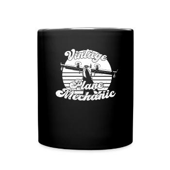 Mécanicien d’aéronefs - Mug uni - noir - Devant