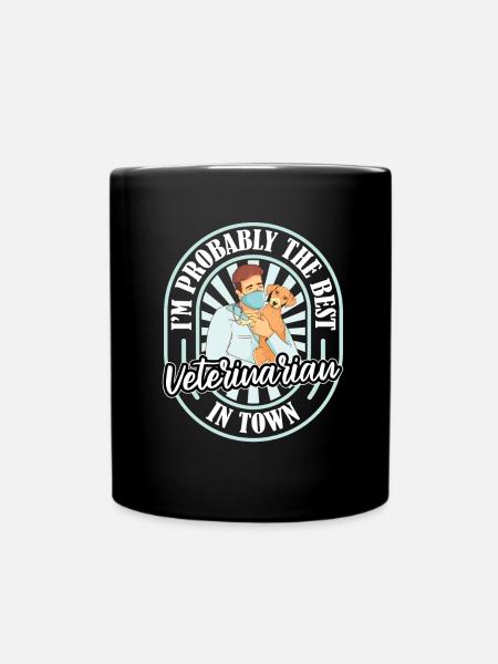 Assistant vétérinaire Humour - Mug uni - noir