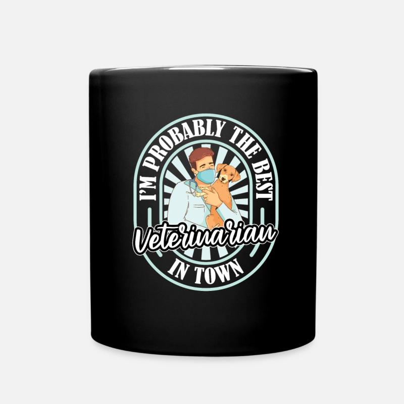 Assistant vétérinaire Humour - Mug uni - noir