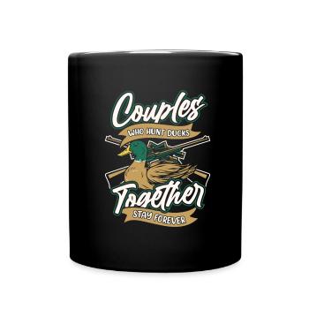 Duck Hunting Duck Hunting Pair - Full Colour Mug - black - Front