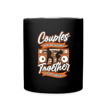 Breakdance Breakdancer Breakdancing Couple - Full Colour Mug - black - Front