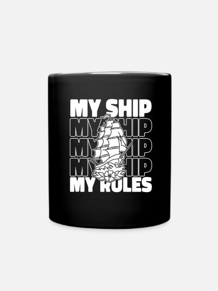 Voilier Bateau à voile Drôle de voilier Femmes - Mug uni - noir