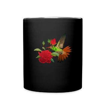 Cadeaux colibris pour grand-mère et mère - Mug uni - noir - Devant