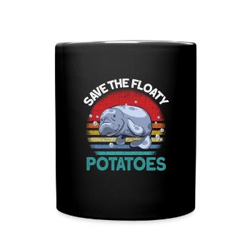 Manatee Manatee - Full Colour Mug - black - Front