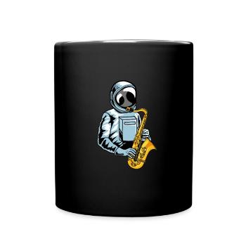 Saxophone Saxophone Astronaute - Mug uni - noir - Devant