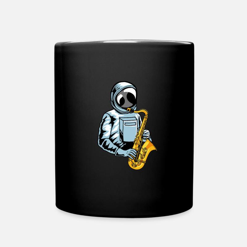 Saxophone Saxophone Astronaute - Mug uni - noir