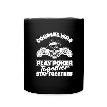 Poker Pair - Full Colour Mug - black - Front