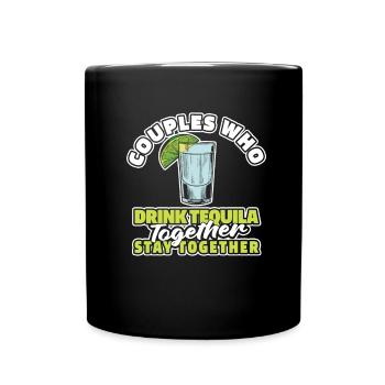 Tequila Pair - Full Colour Mug - black - Front